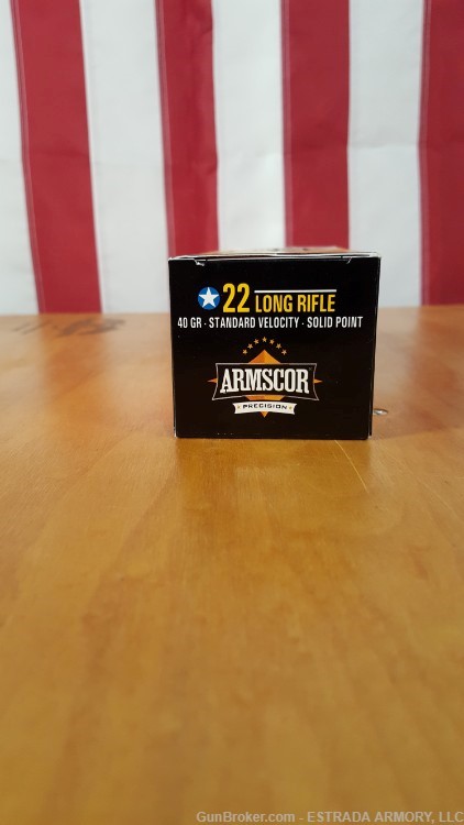 Armscor .22LR, 40gr, solid point, standard velocity, 500 rounds-img-2