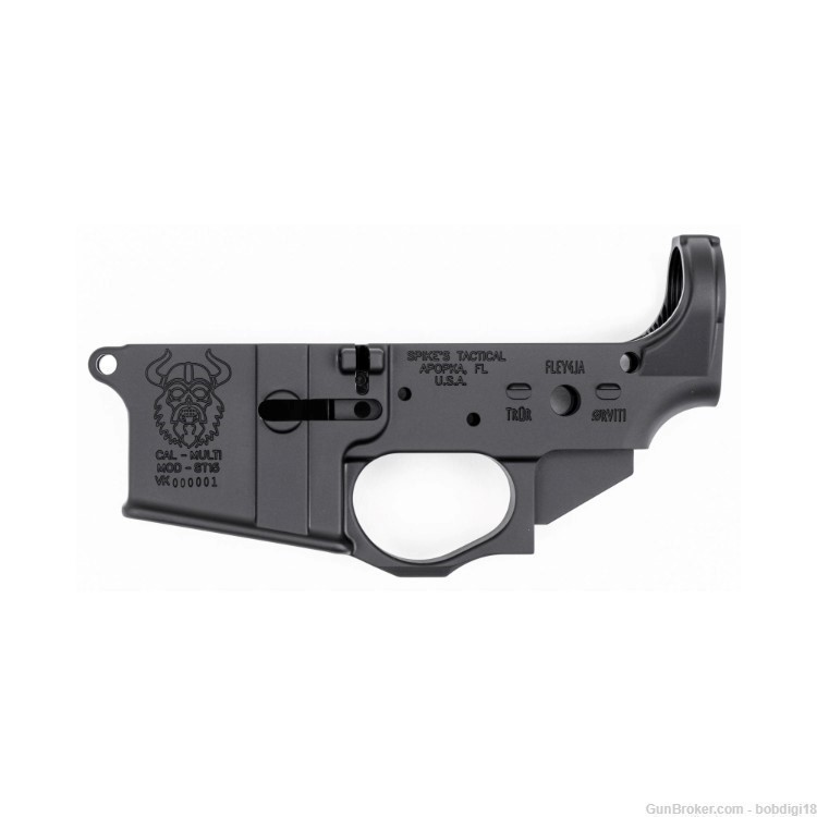 Spike's Tactical STLS031 Viking Stripped AR15 Lower Receiver NO CC FEES-img-0