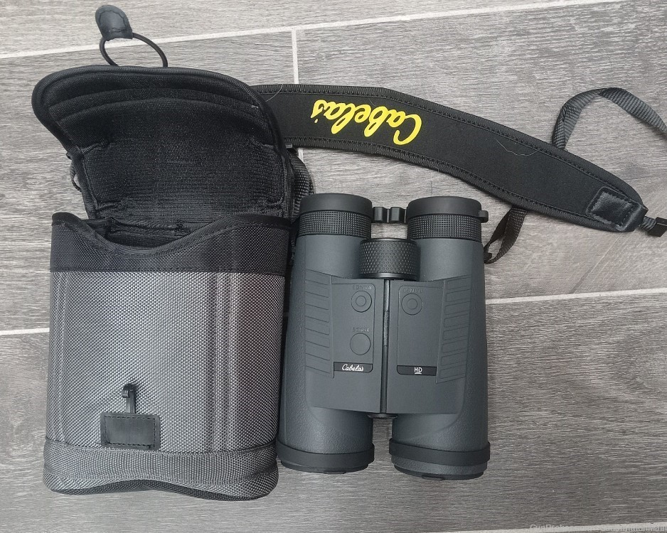 Cabela's CX Pro HD Rangefinder Binoculars *LIKE NEW* w/ case-img-0