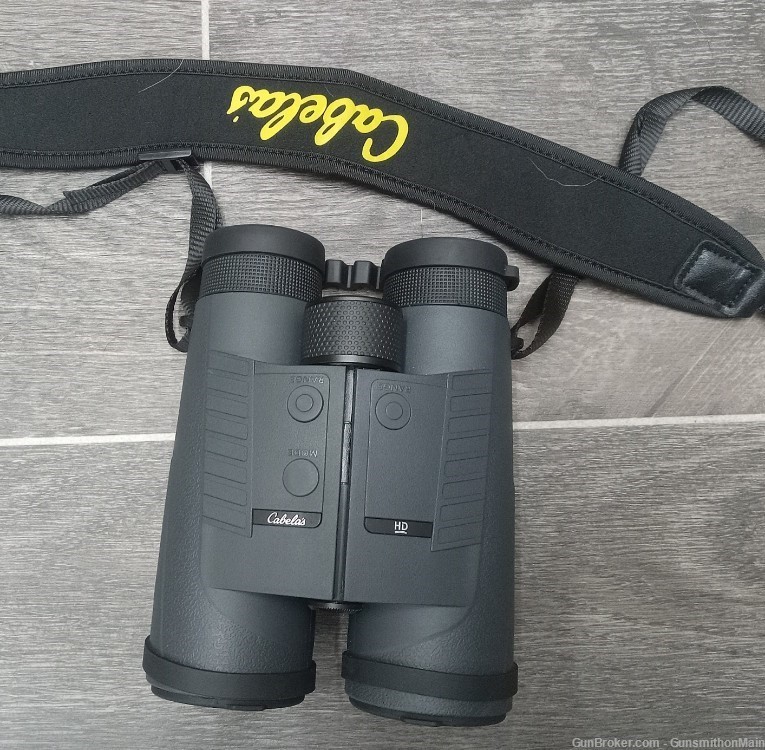 Cabela's CX Pro HD Rangefinder Binoculars *LIKE NEW* w/ case-img-1