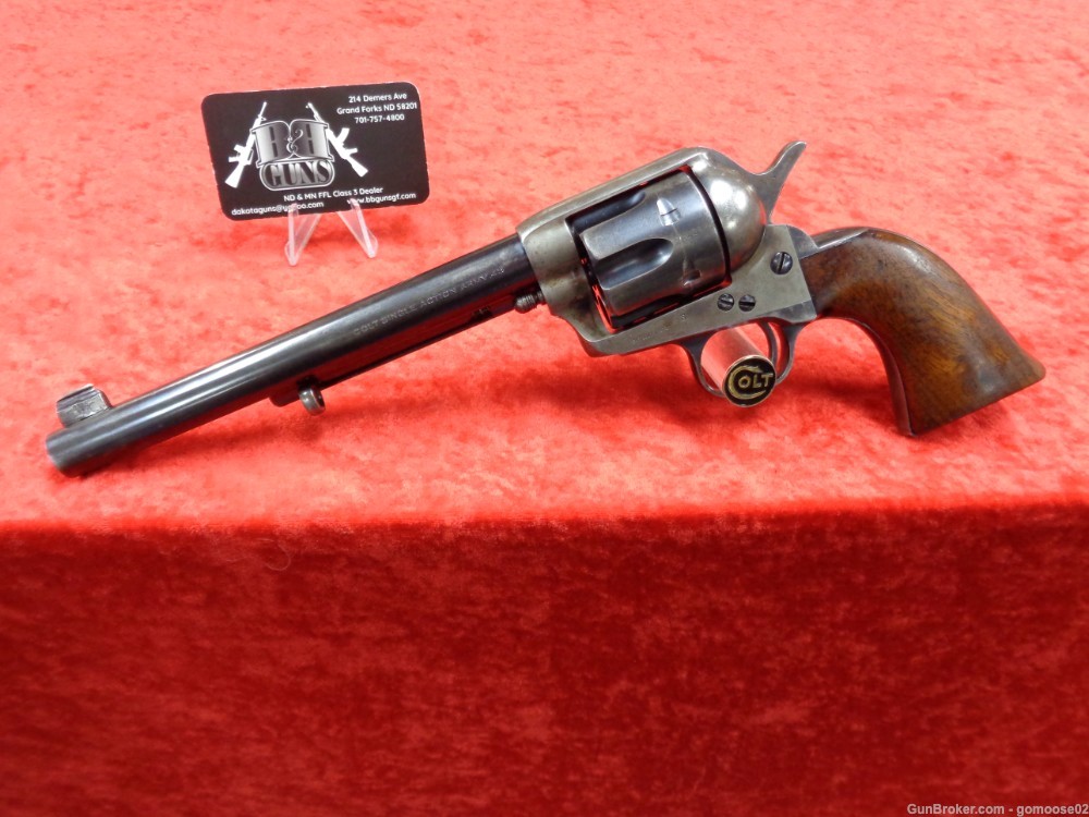 RARE 1874 Colt SAA 45 1873 US Cavalry Peacemaker SA Army Slip Gun WE TRADE!-img-1