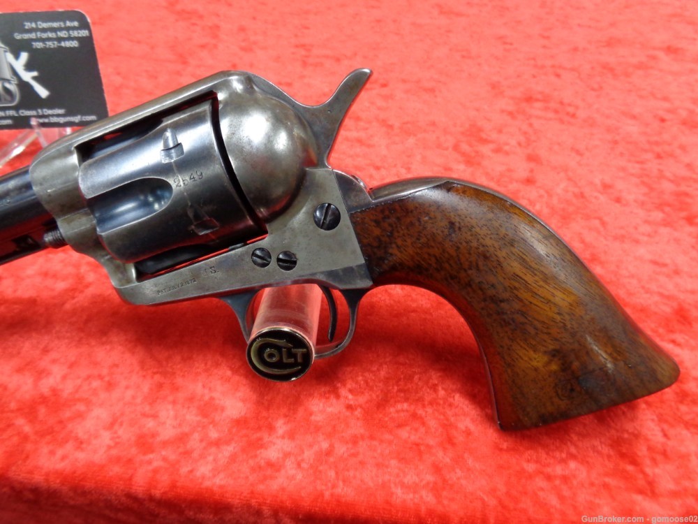 RARE 1874 Colt SAA 45 1873 US Cavalry Peacemaker SA Army Slip Gun WE TRADE!-img-9