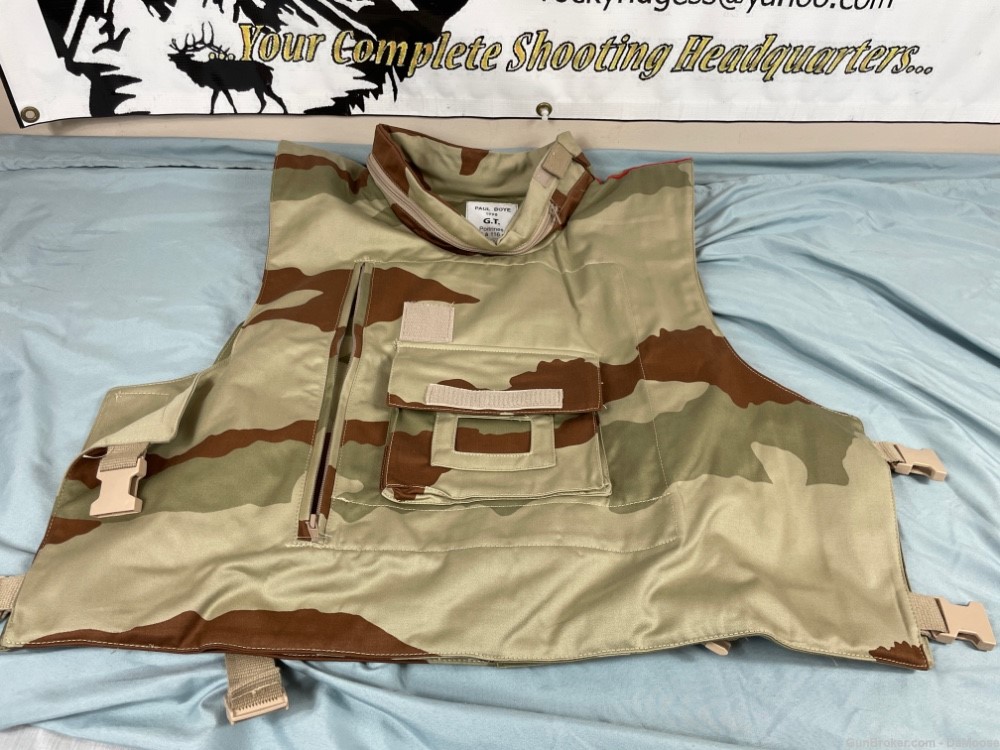 French Army Desert Camo Flak Jacket / Plate Carrier-img-1