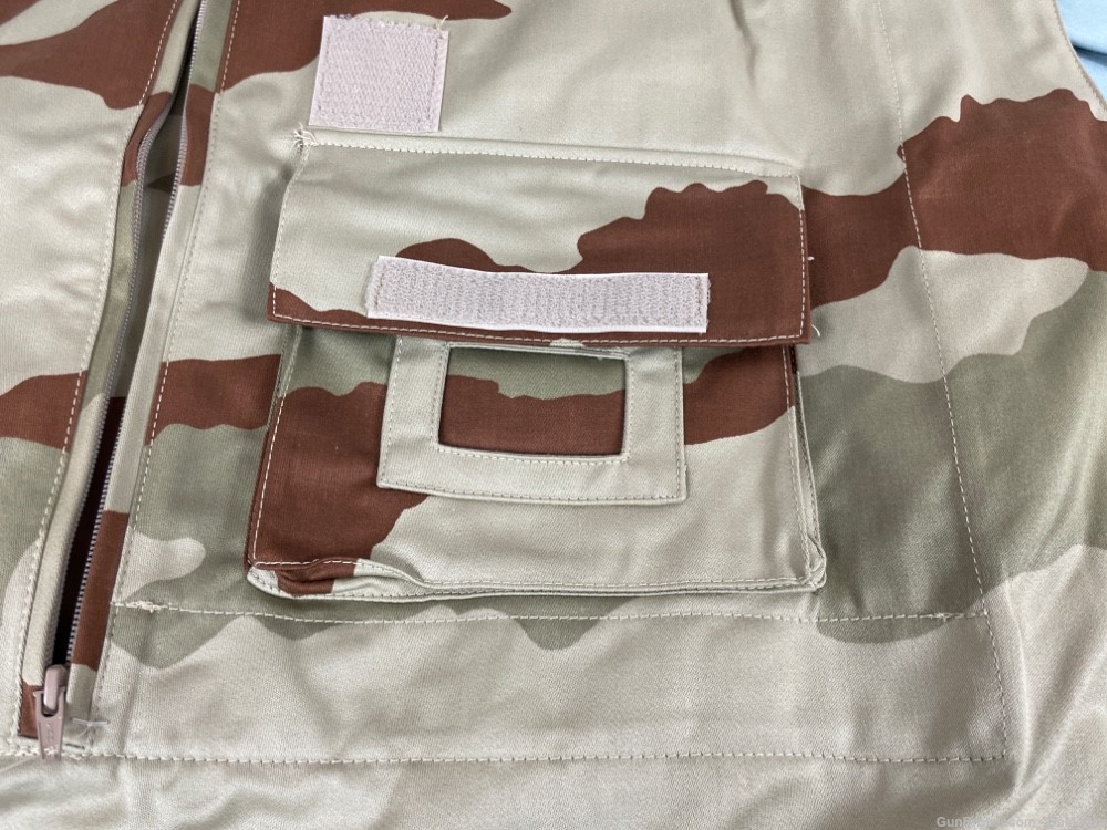 French Army Desert Camo Flak Jacket / Plate Carrier-img-2