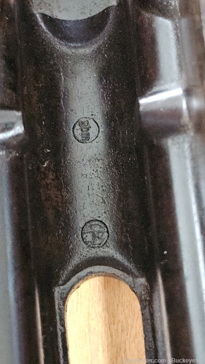 Original WWII German MP40 Brown Bakelite Stock Handgrip MP-40 gbm Proof WW2-img-10