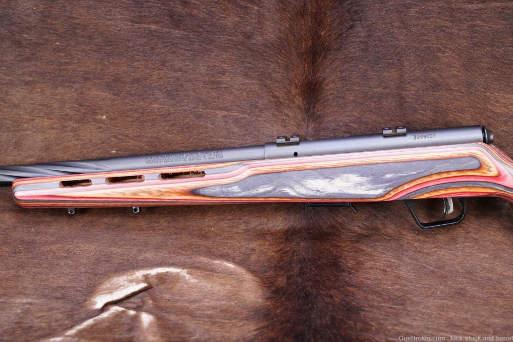 Savage Arms Model 93R17 .17 HMR 21” Laminate Stock Bolt Action Rifle -img-9