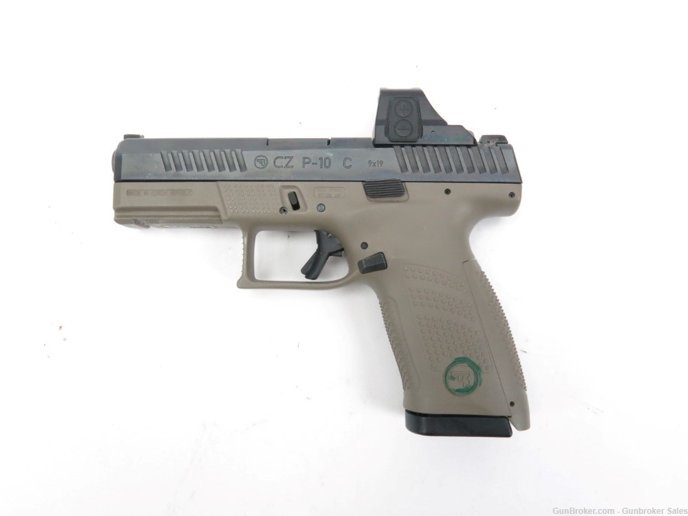 CZ P-10 C 9mm 4" Semi-Automatic Pistol w/ Magazine & Optic-img-0