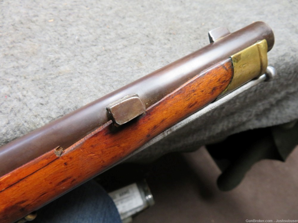 ANTIQUE PRUSSIAN F.G. MOD. 60 DREYSE NEEDLE GUN RIFLE-MARINE UNIT MARKED-img-26