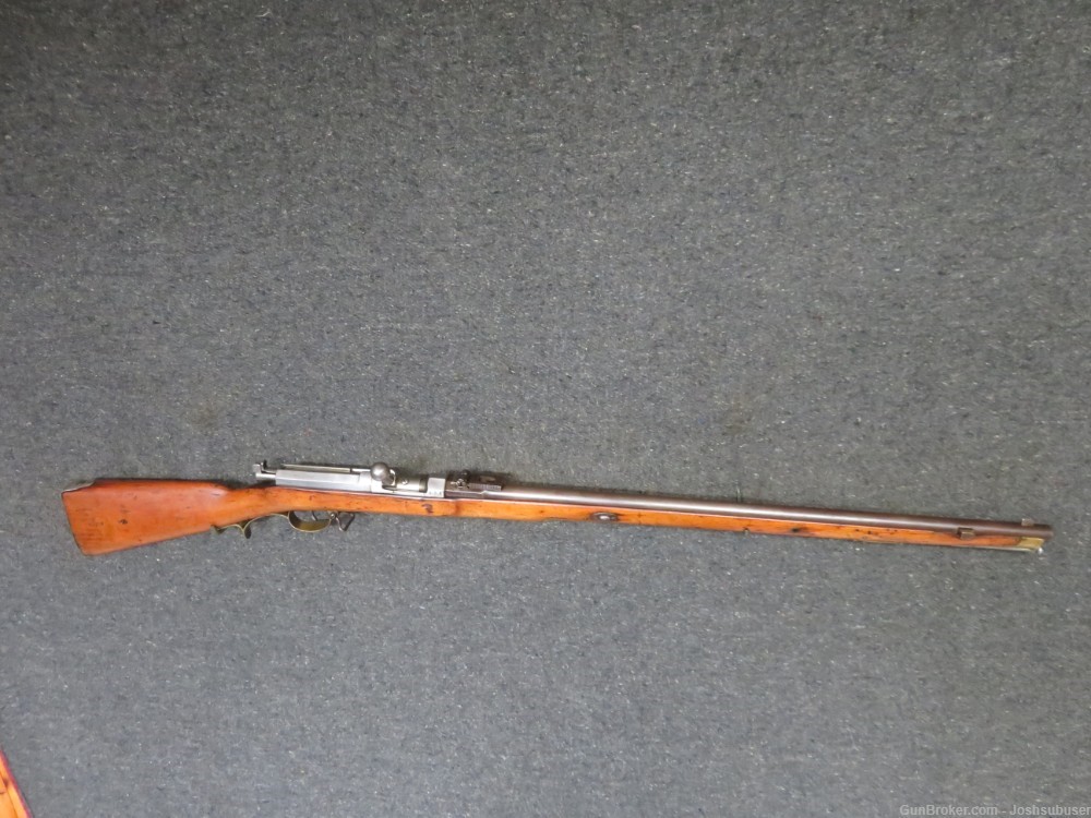 ANTIQUE PRUSSIAN F.G. MOD. 60 DREYSE NEEDLE GUN RIFLE-MARINE UNIT MARKED-img-0