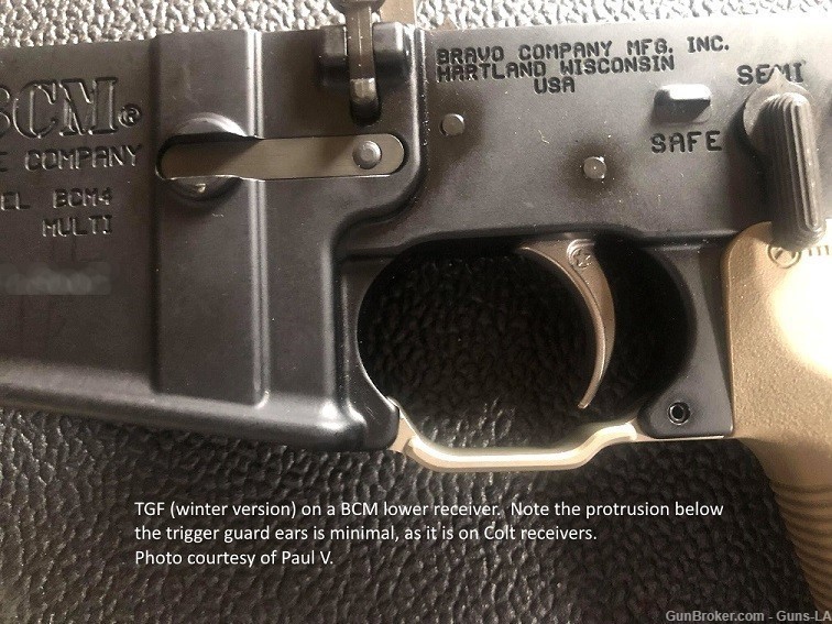 FORWARD CONTROLS DESIGN TGF Trigger Guard STANDARD (FLAT) Black AR-15-img-20