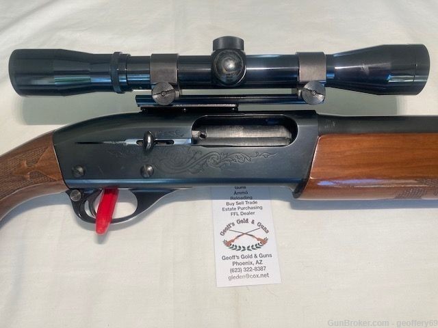 Remington 1100 12 ga 12ga 22" Sighted Slug Barrel Bushnell Scope 1983 386-img-1