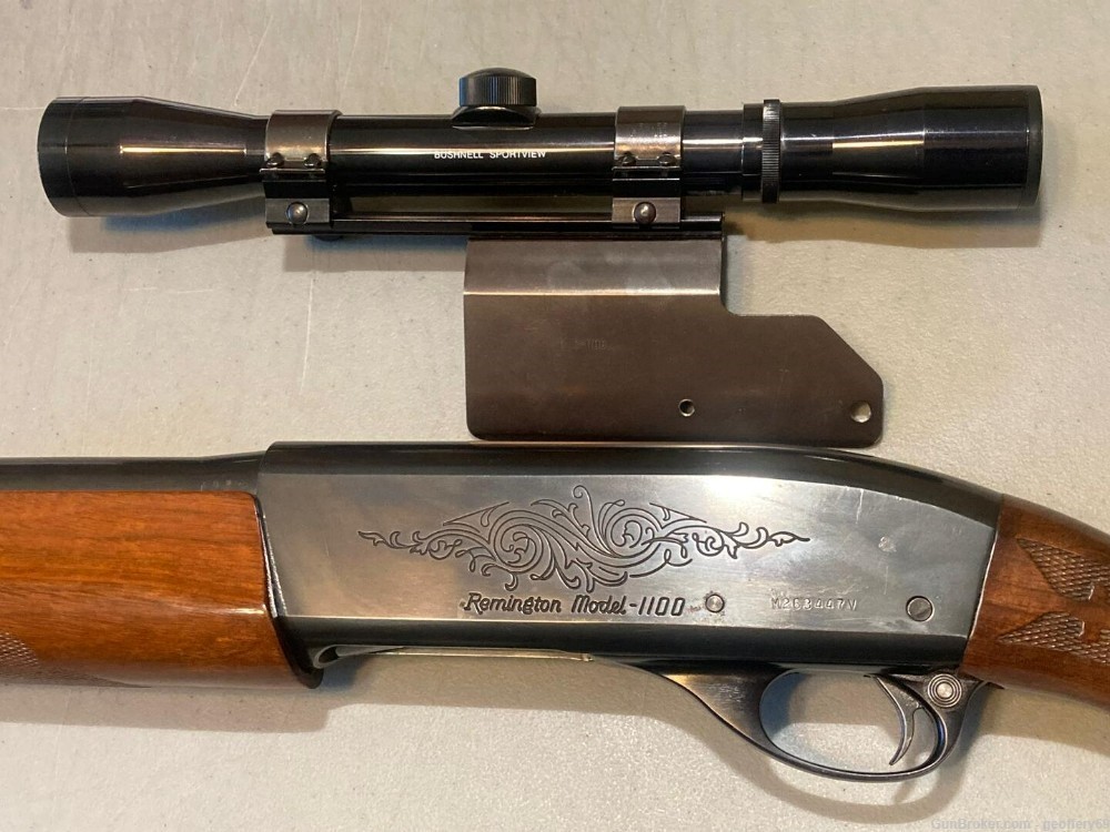 Remington 1100 12 ga 12ga 22" Sighted Slug Barrel Bushnell Scope 1983 386-img-22