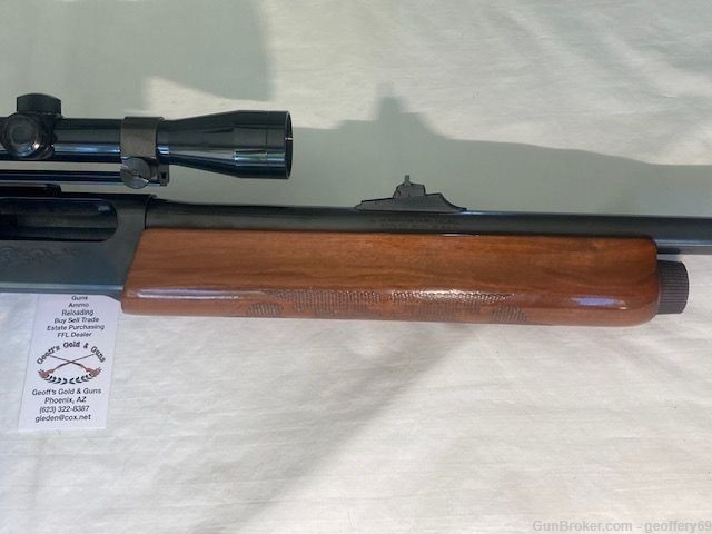 Remington 1100 12 ga 12ga 22" Sighted Slug Barrel Bushnell Scope 1983 386-img-4