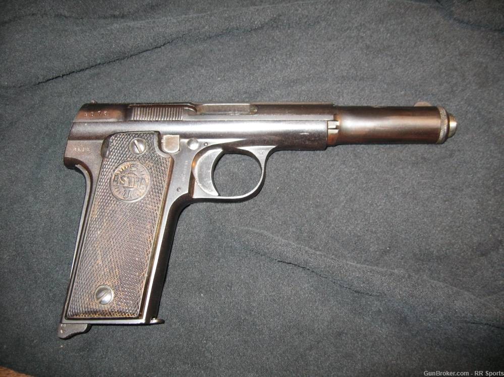Astra Model 400 Automatic Pistol 9mm Largo with Ammo-img-0