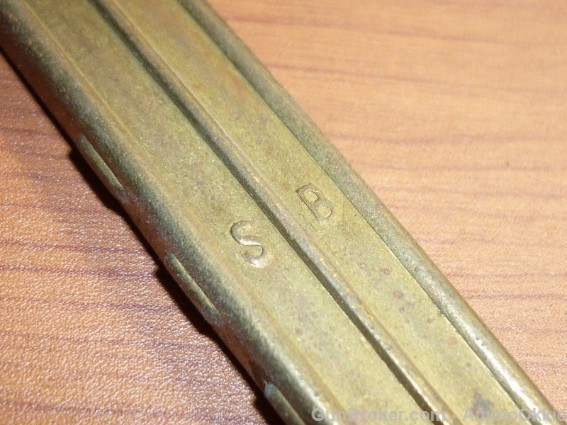 1ct - CZECH EXPORT - k98 8mm MAUSER - 8x57 Stripper Clip -1898 - BRASS-img-9