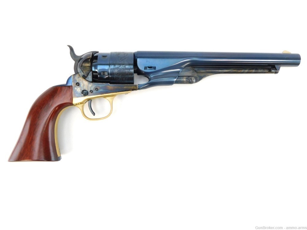 Taylor's & Co. 1860 Army .44 Black Powder 8" Charcoal Blue 550458-img-1