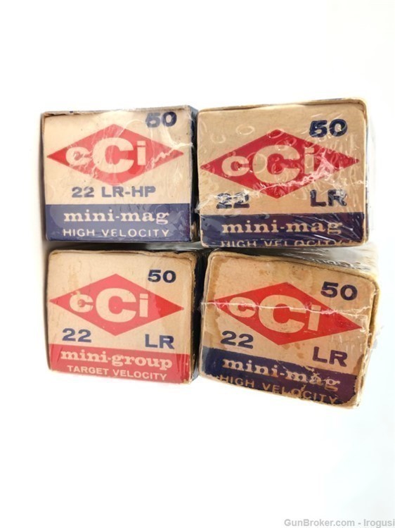 4 Boxes CCi Mini Group .22 LR 200 Rounds Vintage Ammo-img-3