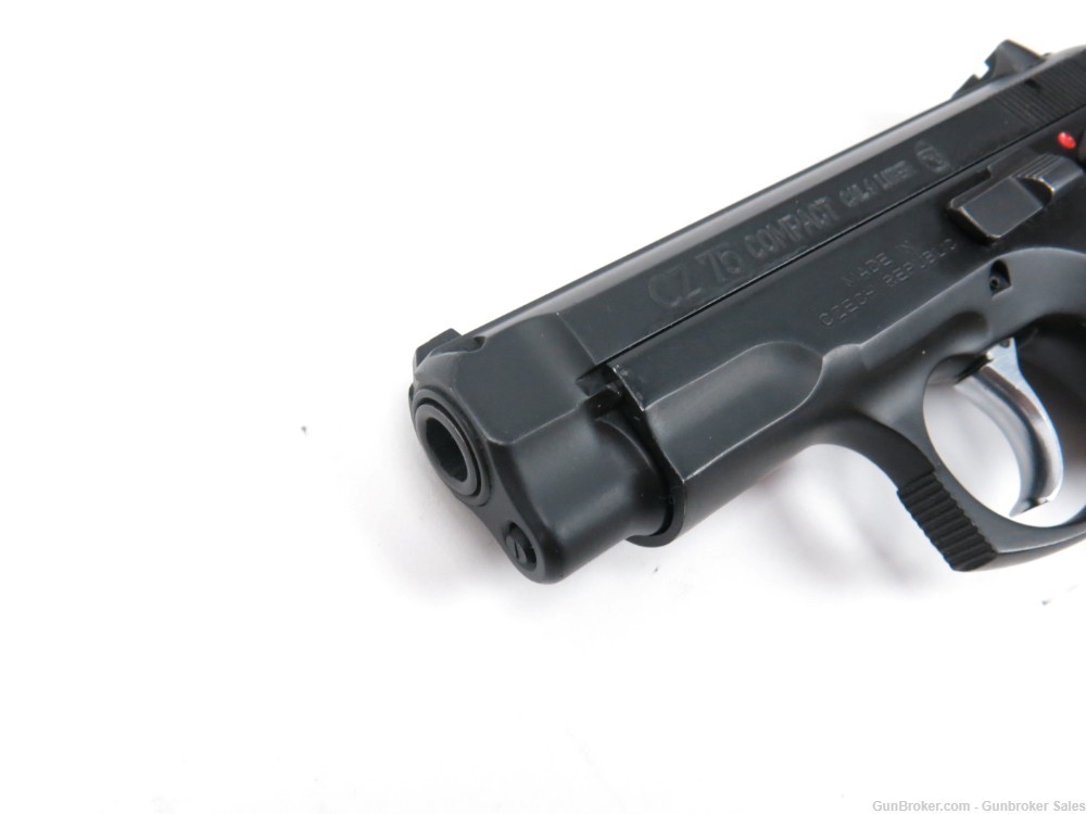 CZ 75 Compact 3.75" 9mm Semi-Automatic Pistol w/ 2 Magazines & Hard Case-img-1