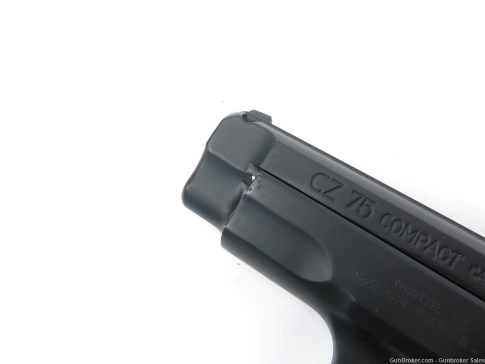 CZ 75 Compact 3.75" 9mm Semi-Automatic Pistol w/ 2 Magazines & Hard Case-img-2