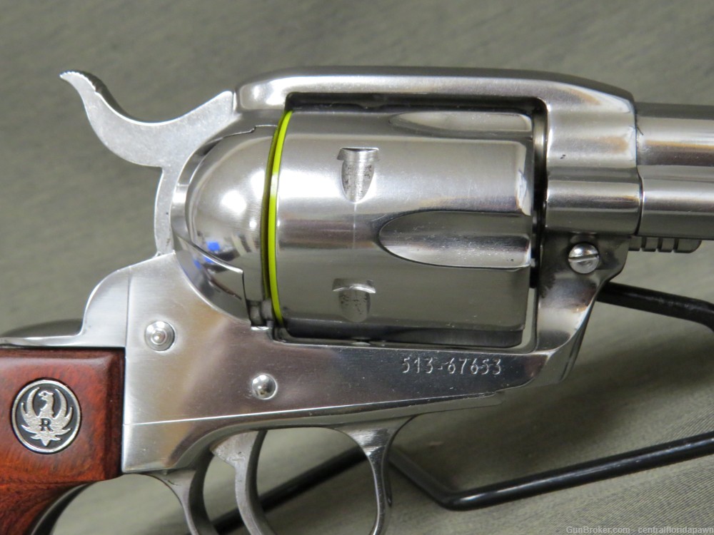 Ruger Stainless Vaquero .45 LC SA Revolver 5.5" 5104 05104-img-5