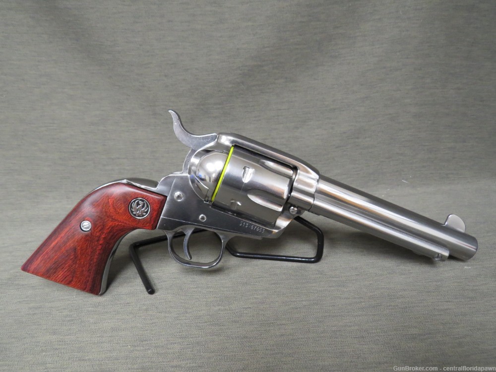 Ruger Stainless Vaquero .45 LC SA Revolver 5.5" 5104 05104-img-4
