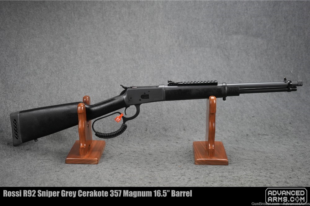 Rossi R92 Sniper Grey Cerakote 357 Magnum 16.5” Barrel-img-0