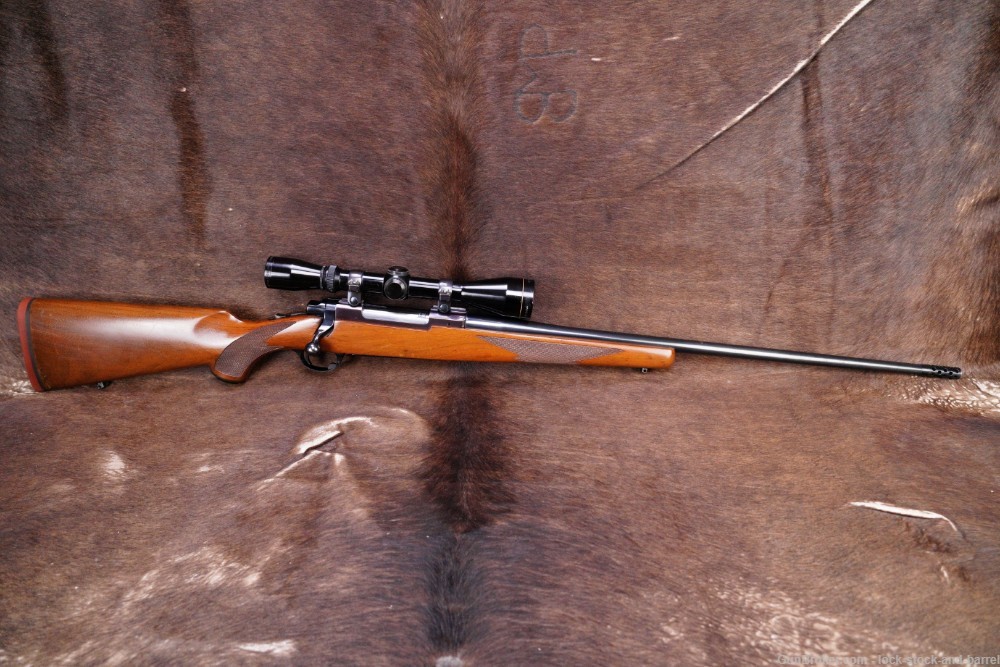 Ruger Tang Safety M77 7mm Rem Mag 26” Bolt Action Rifle & Scope MFD 1978-img-6