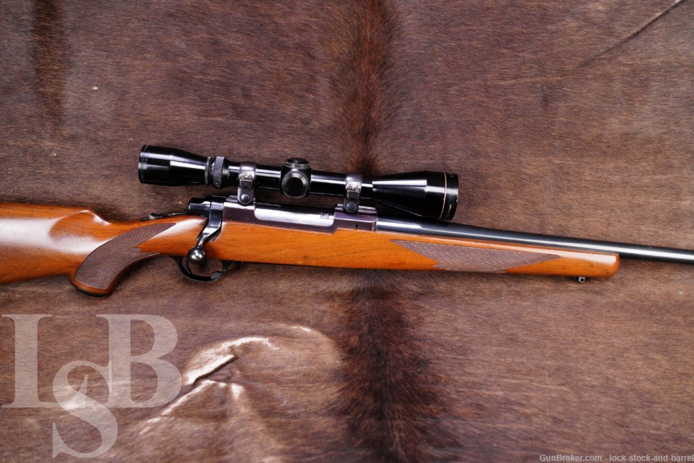 Ruger Tang Safety M77 7mm Rem Mag 26” Bolt Action Rifle & Scope MFD 1978-img-0