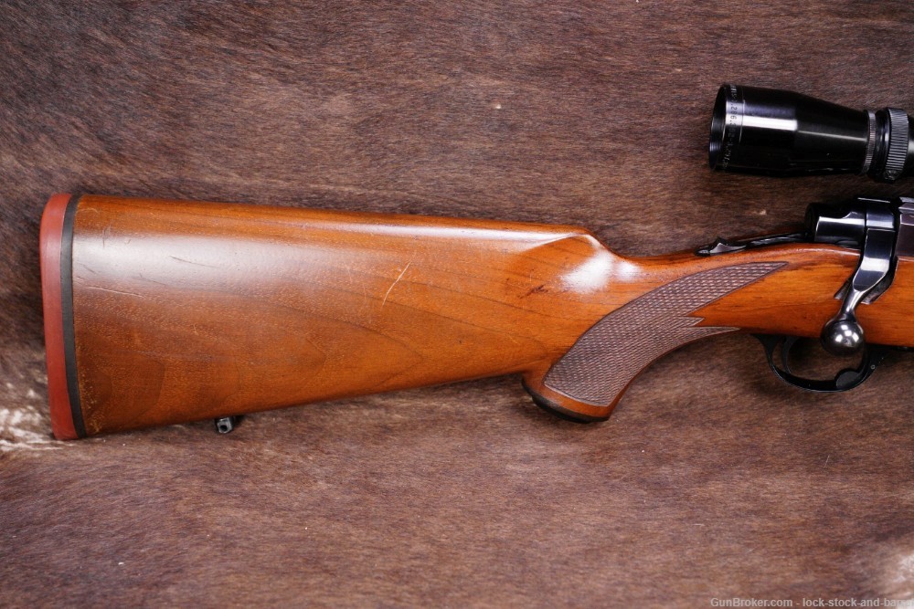 Ruger Tang Safety M77 7mm Rem Mag 26” Bolt Action Rifle & Scope MFD 1978-img-3