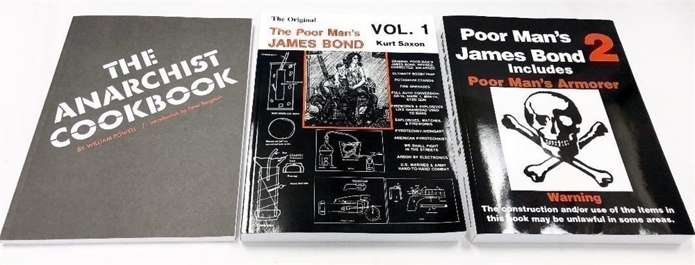 The Anarchist Cookbook/ The Poor Man's James Bond Collection (3 Pack)-img-1