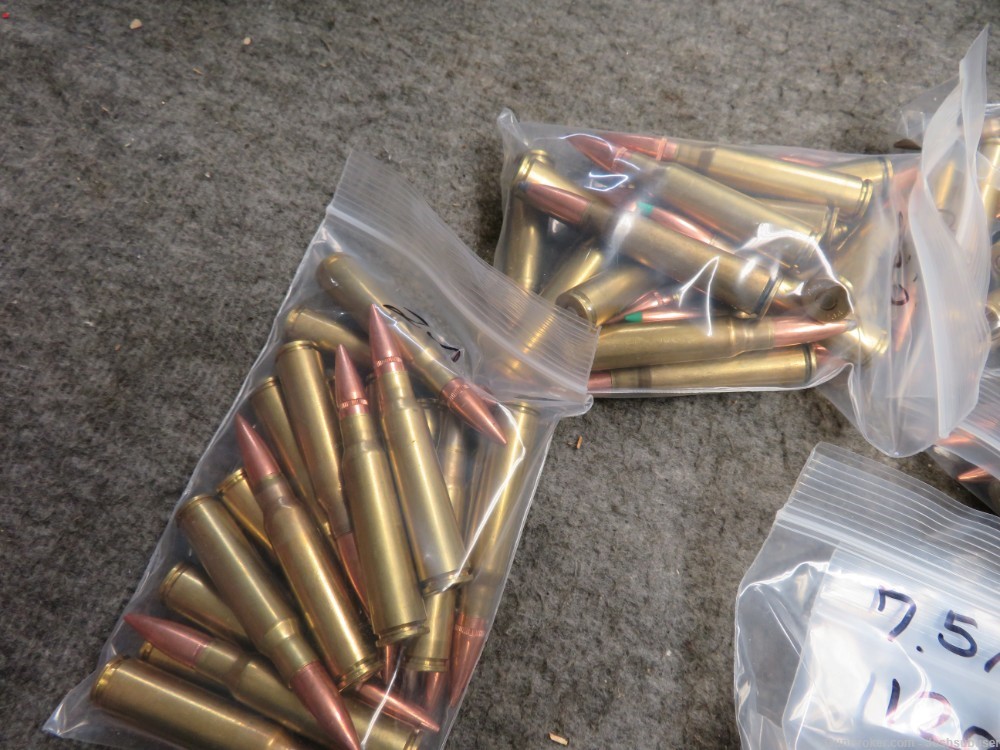 CAN OF 146 ROUNDS 7.5 X 54 FRENCH MAS AMMO-img-8