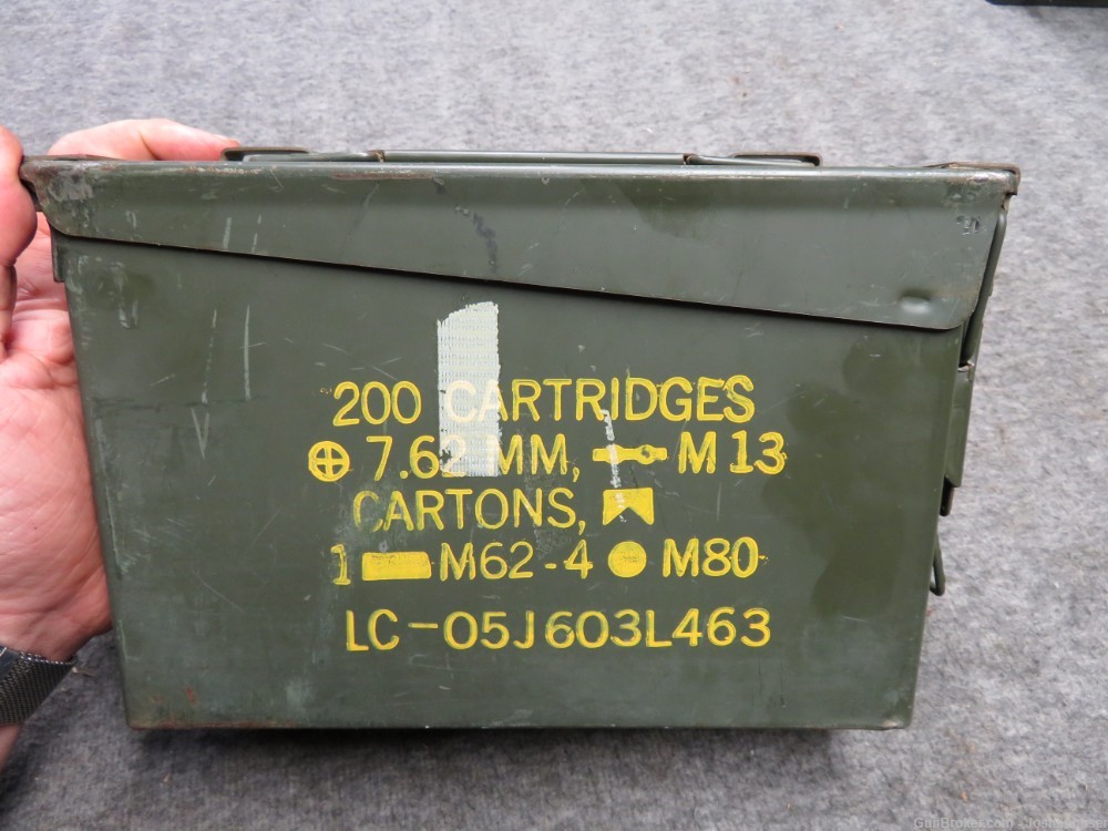 CAN OF 146 ROUNDS 7.5 X 54 FRENCH MAS AMMO-img-0