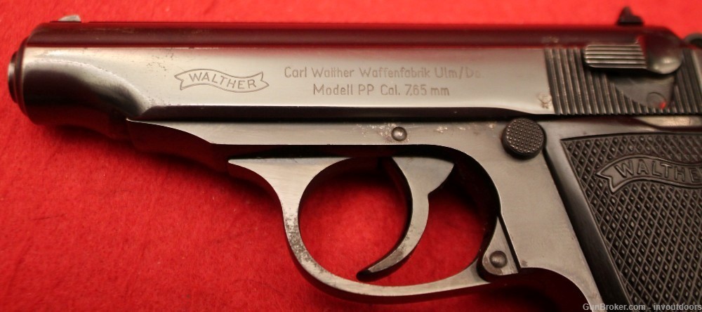 Walther PP semi-auto 7.65 mm 3 7/8".-img-15