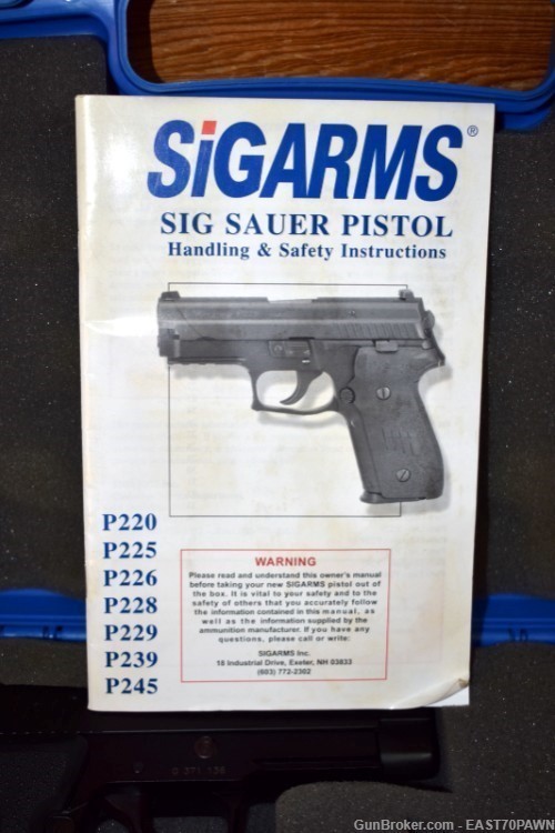Sig Sauer P220 .45 ACP 4.4" Pistol 220R-45-BSS-DAK-img-2