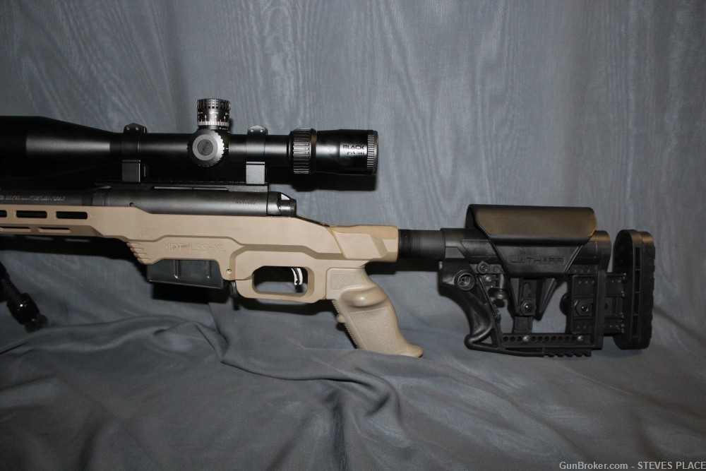 Savage 110 Tactical 308 with MDT LSS XL Chassis FDE Luth AR Stock-img-8