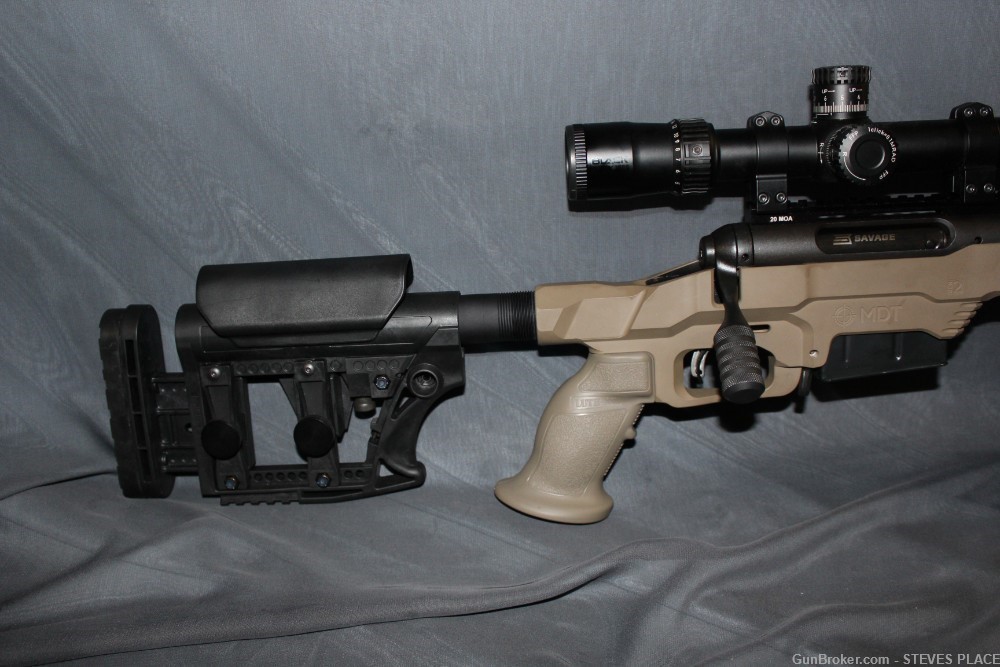 Savage 110 Tactical 308 with MDT LSS XL Chassis FDE Luth AR Stock-img-1