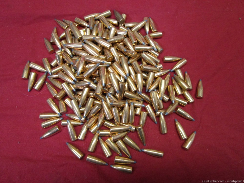 225 .322" 150 grain soft point bullets flat base spitzer-img-0