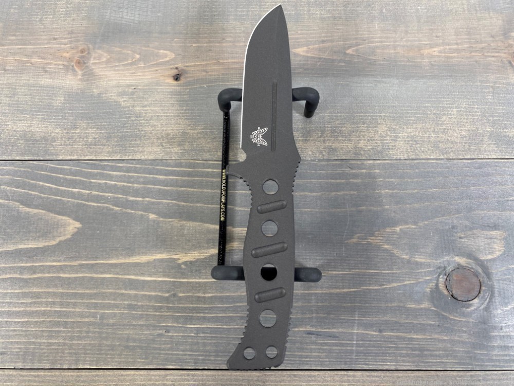 Benchmade Fixed Adamas Fixed Blade Knife Black 375BK-1-img-0