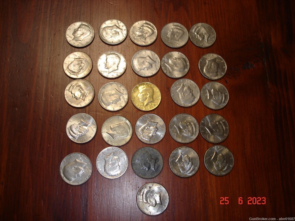 Lot of (26) JFK Kennedy half dollars-img-0