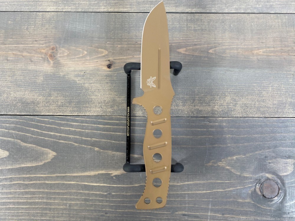 Benchmade Fixed Adamas Fixed Blade Knife Olive Paracord 375FE-1-img-2