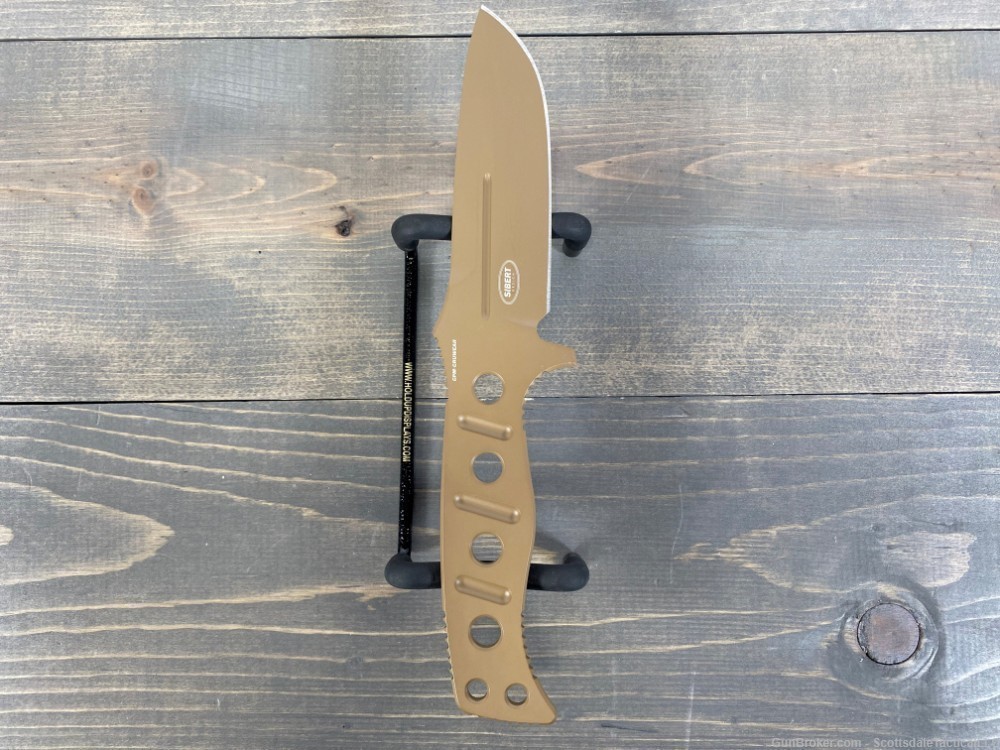 Benchmade Fixed Adamas Fixed Blade Knife Olive Paracord 375FE-1-img-1