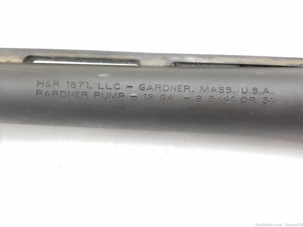 Harrington & Richardson H&R 1871 Pardner 12ga Shotgun Barrel Cut to 17 inch-img-1