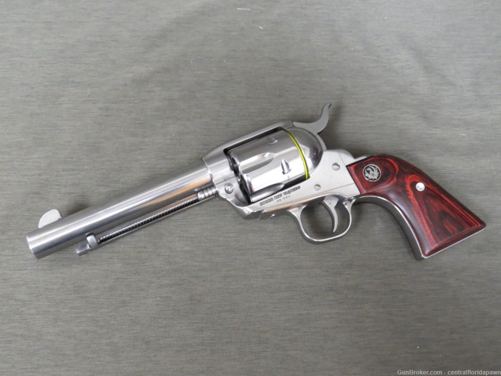 Ruger Stainless Vaquero .45 LC SA Revolver 5.5" 5104 05104-img-10