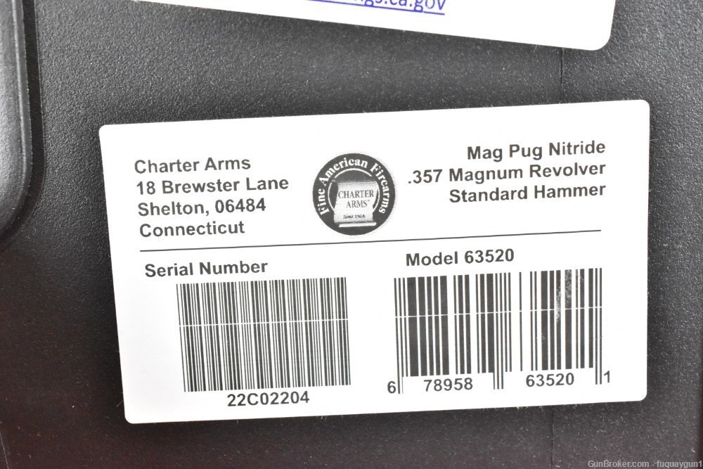 Charter Arms Mag Pug 357 Mag 5rd 2.2" Ported Charter Pug -img-9