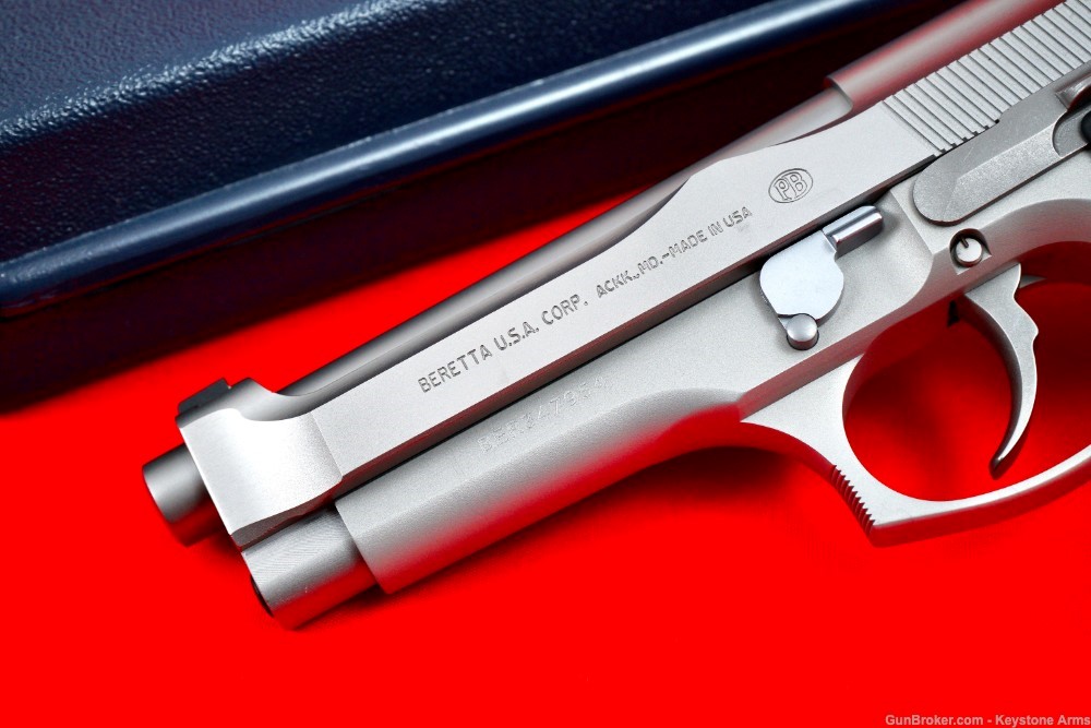 Awesome Stainless Beretta 96 Brigadier .40 S&W In case LK 92 FS 9mm-img-2