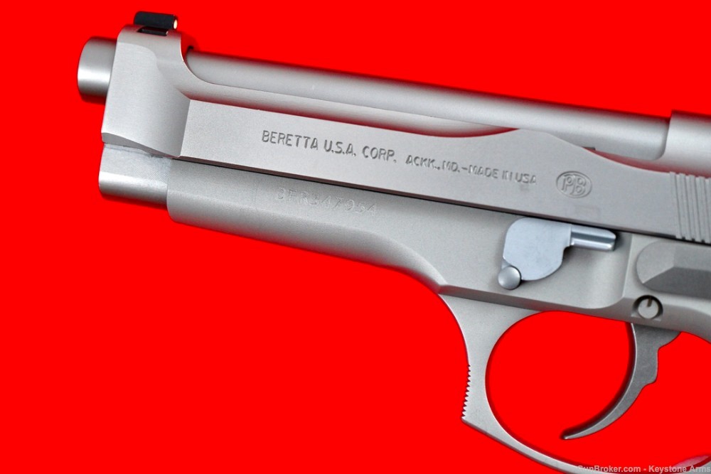 Awesome Stainless Beretta 96 Brigadier .40 S&W In case LK 92 FS 9mm-img-13