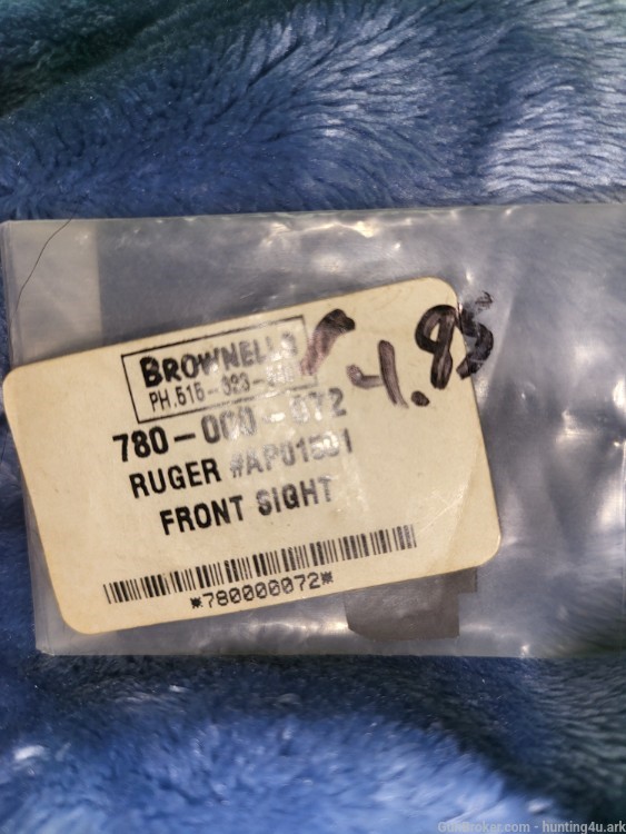 Brownells Ruger #AP01501 Front Sight -img-0