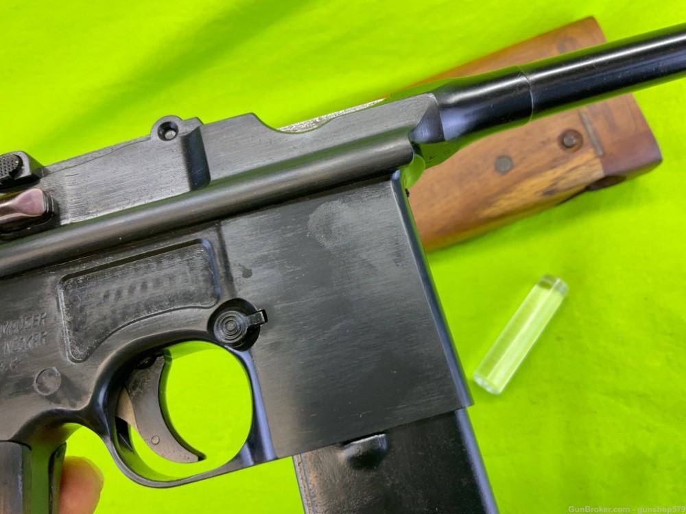 Mauser Model 712 1932 Schnellfeuer Machine Pistol 7.63 C96 Bolo Broomhandle-img-25