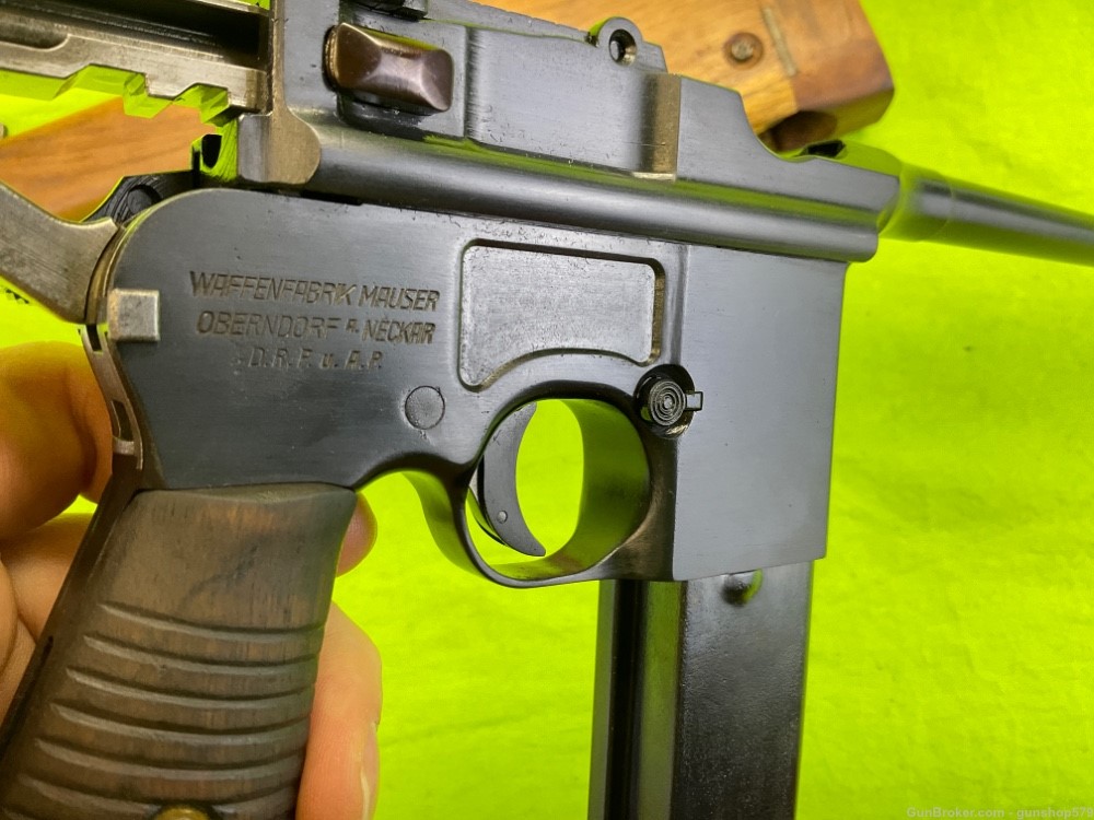 Mauser Model 712 1932 Schnellfeuer Machine Pistol 7.63 C96 Bolo Broomhandle-img-40