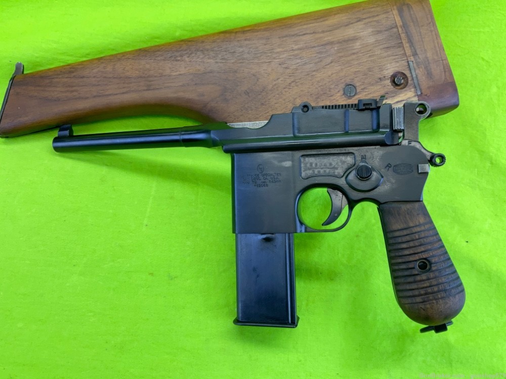 Mauser Model 712 1932 Schnellfeuer Machine Pistol 7.63 C96 Bolo Broomhandle-img-11